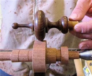 Creating a replacement finial as part of a restoration project